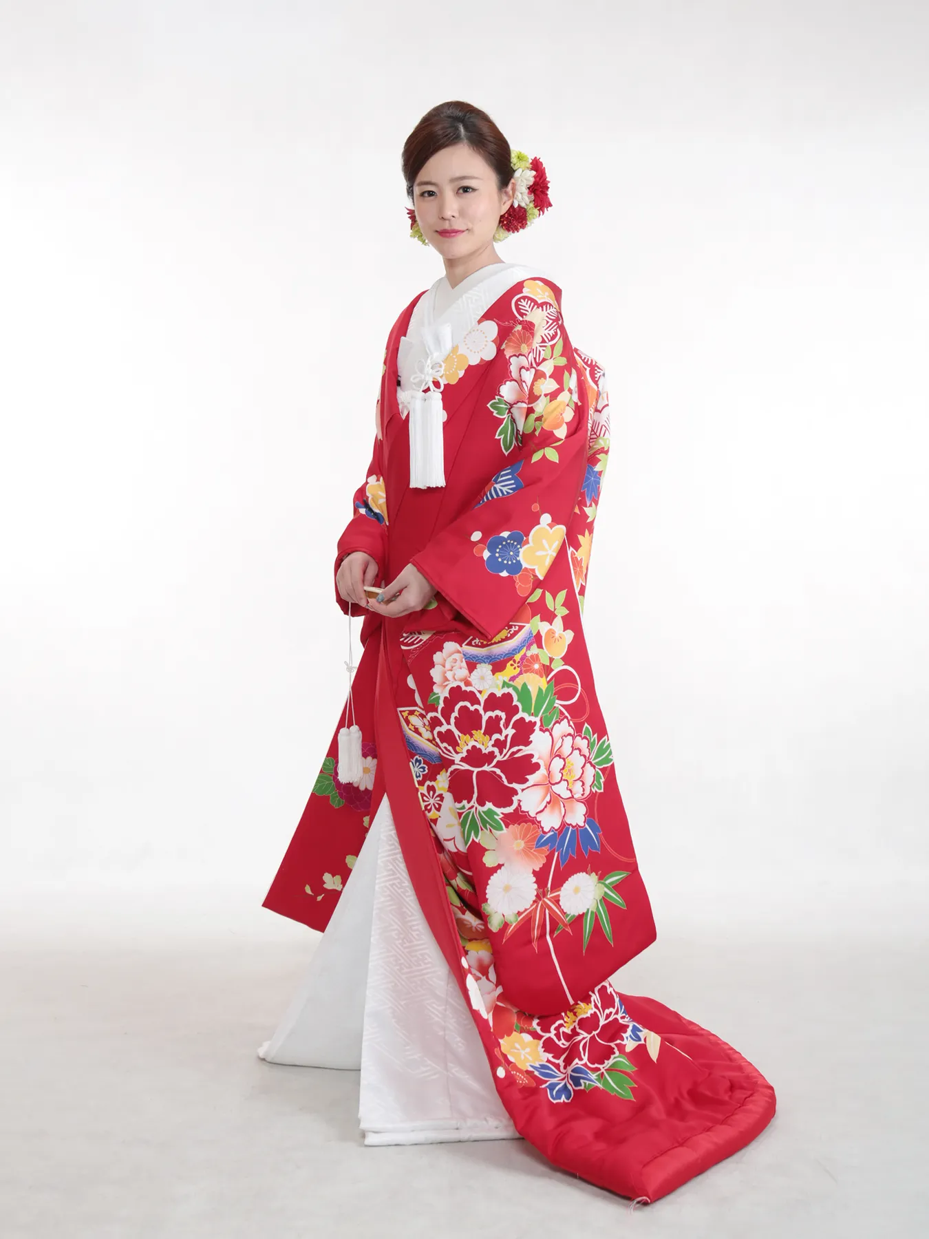 オリジナル色打掛（赤）