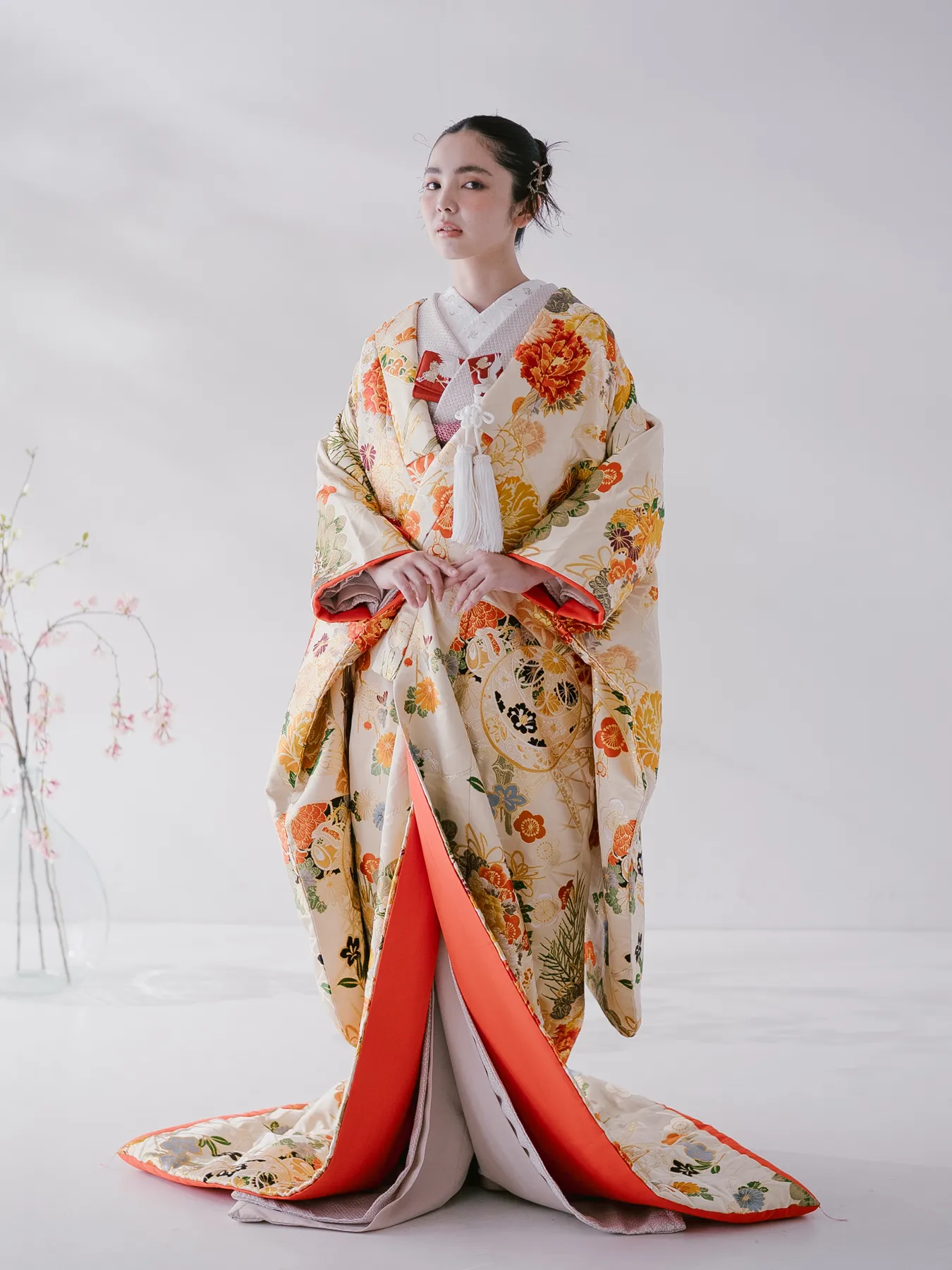 手毬松竹梅（クリーム）