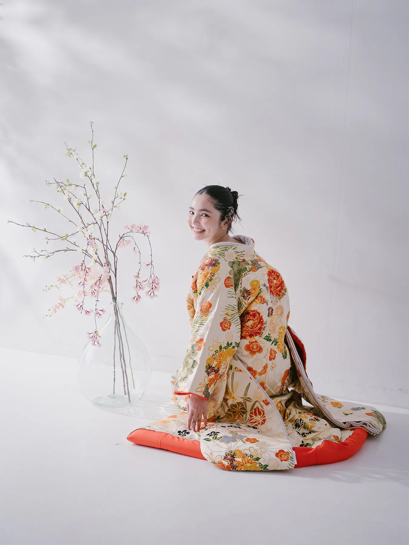 手毬松竹梅（クリーム）