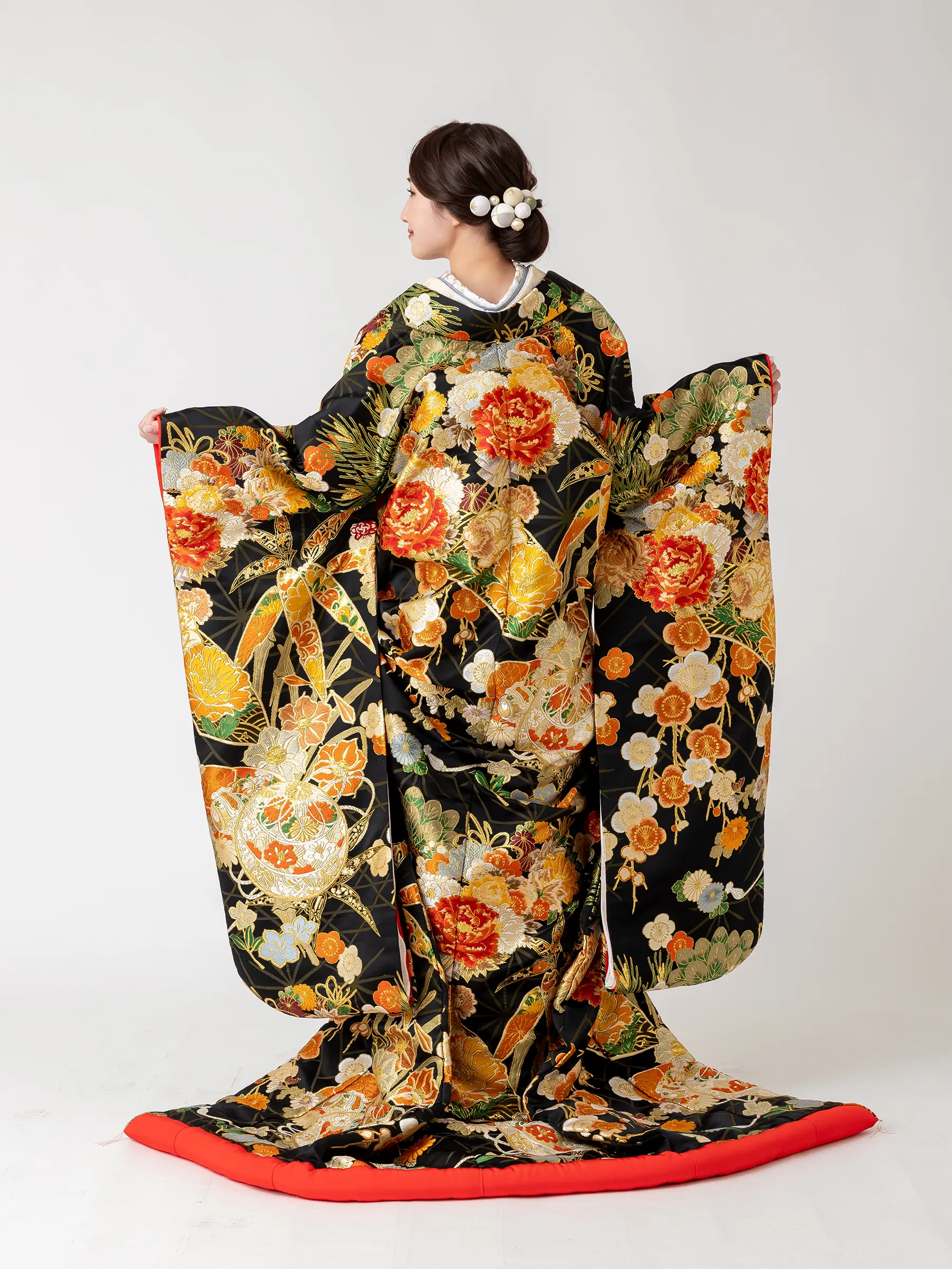 手毬松竹梅（黒）