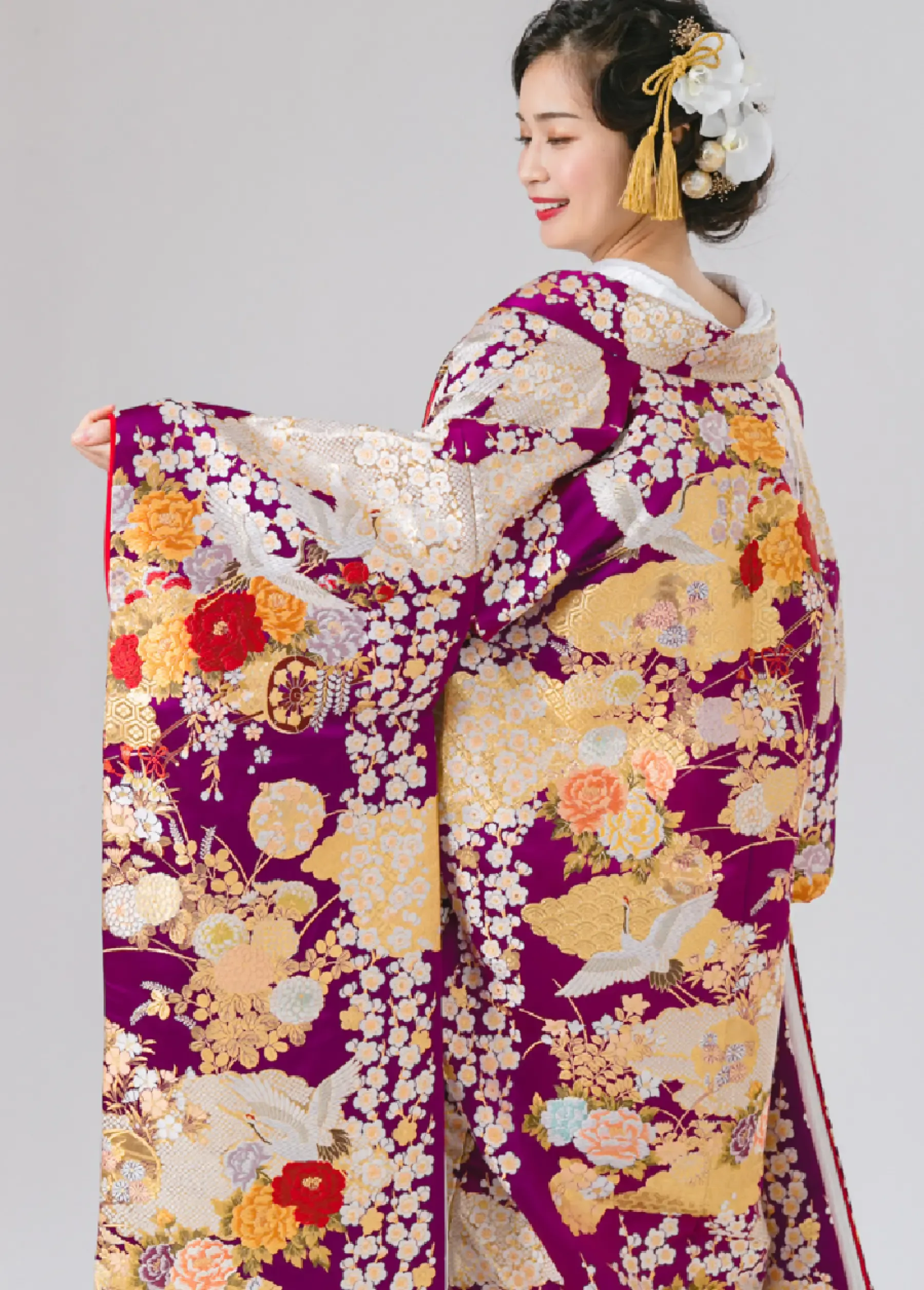 献上梅花飛翔鶴