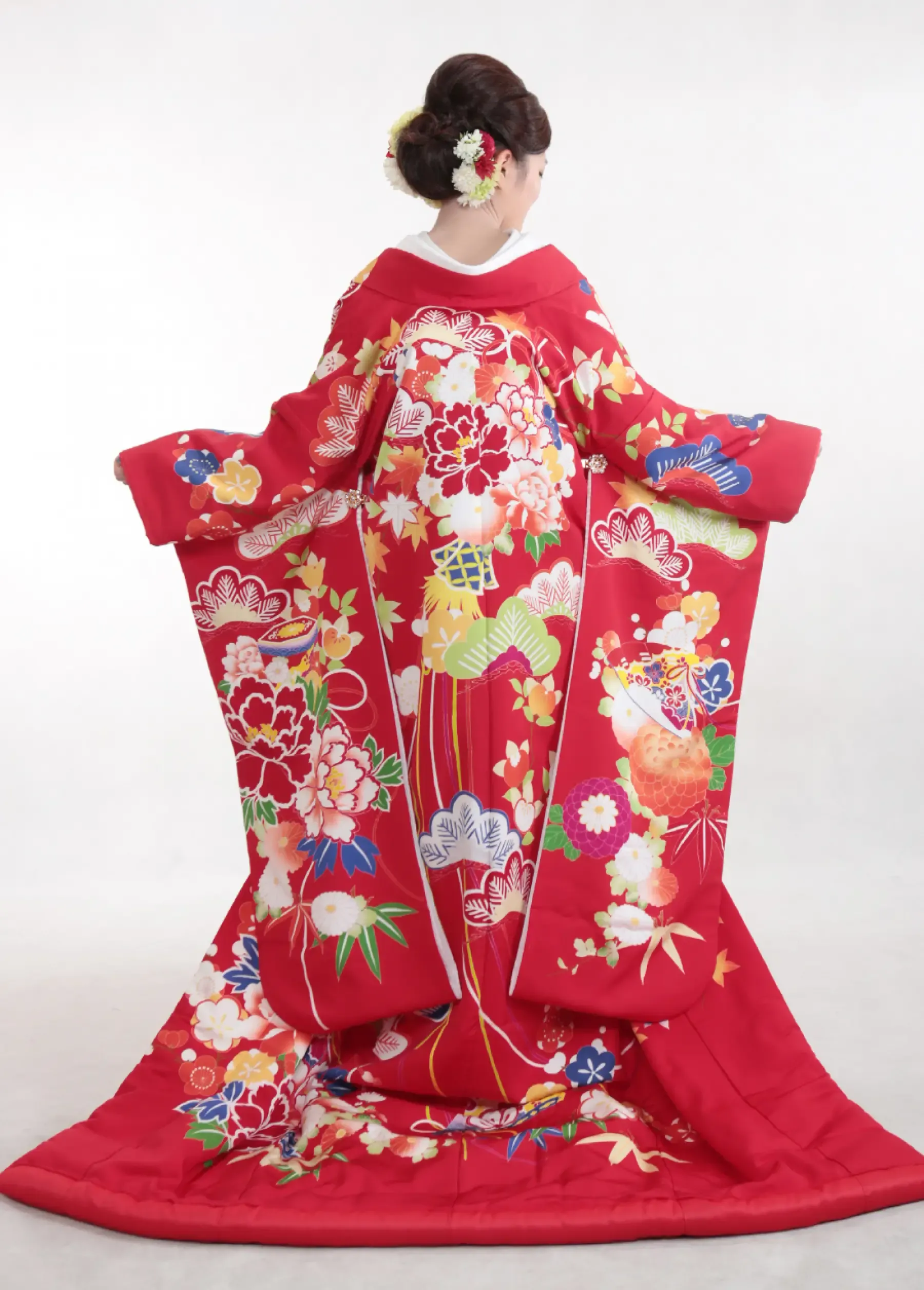 オリジナル色打掛（赤）