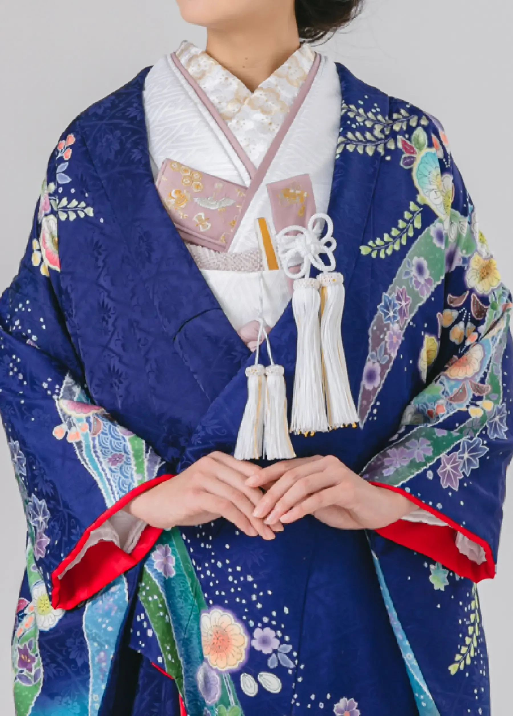 オリジナル色打掛（青）