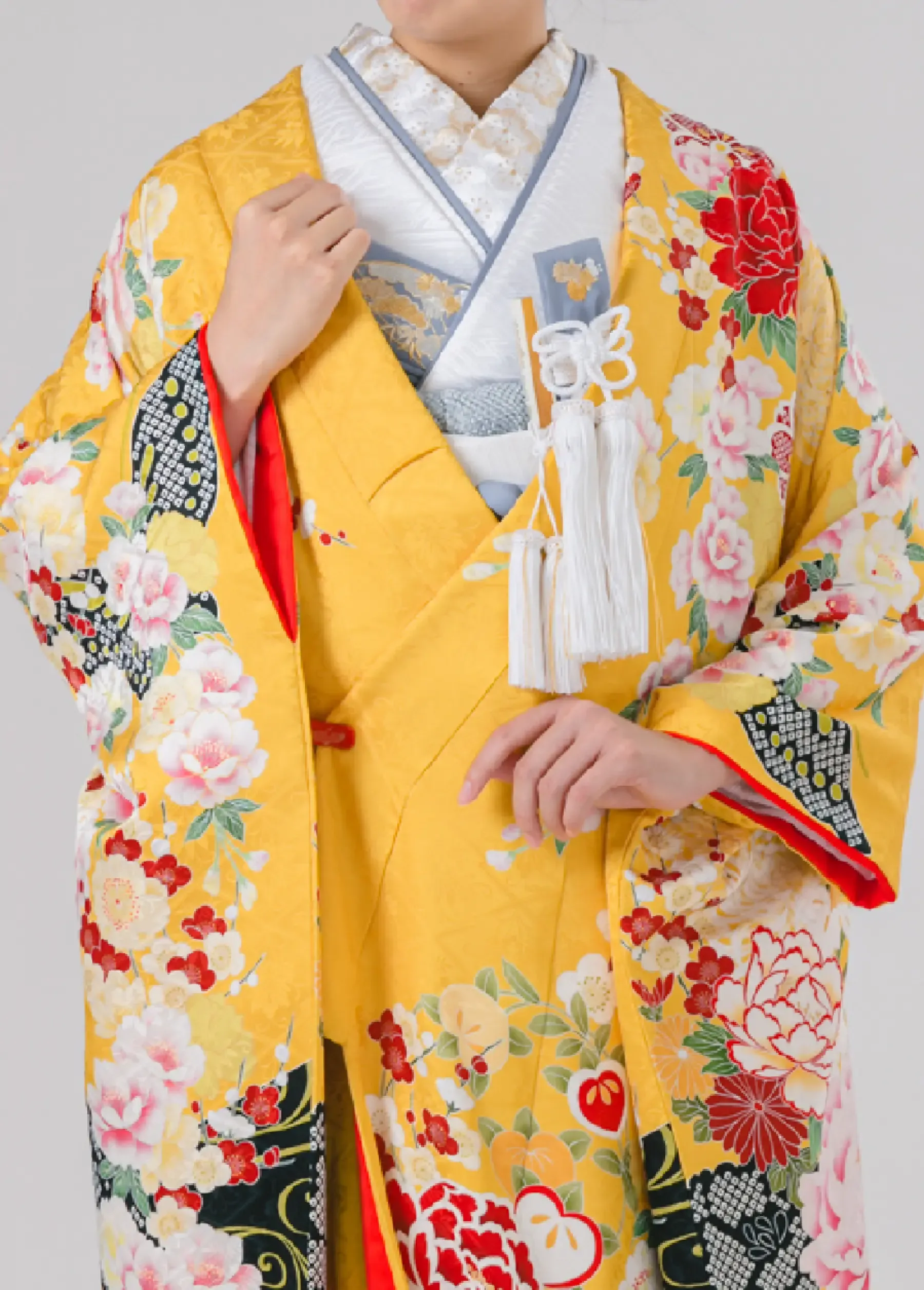 オリジナル色打掛（黄）