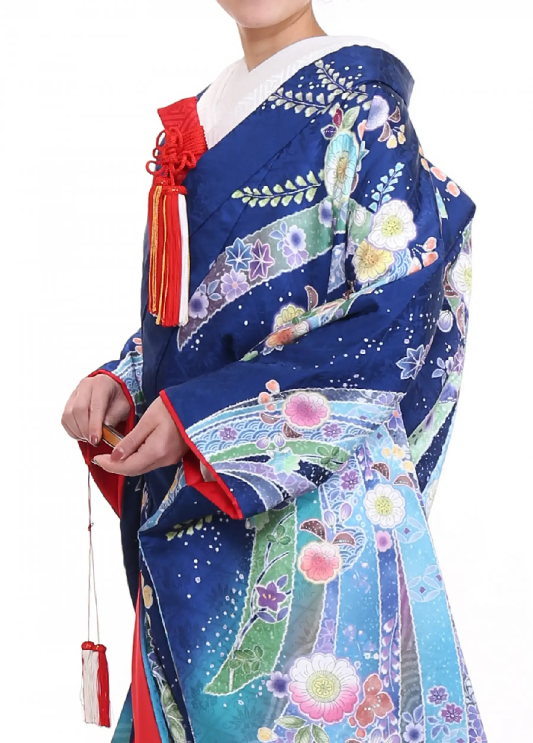 オリジナル色打掛（青）